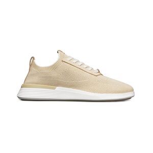 Men's Tan Knit Sneakers